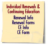 Individual Renewals & Continuing Education