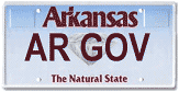 Arkansas License Plate Example